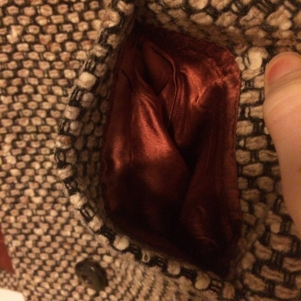 Vintage Double Breasted Coat w/ Sweater Collar - Picture 14 of 15